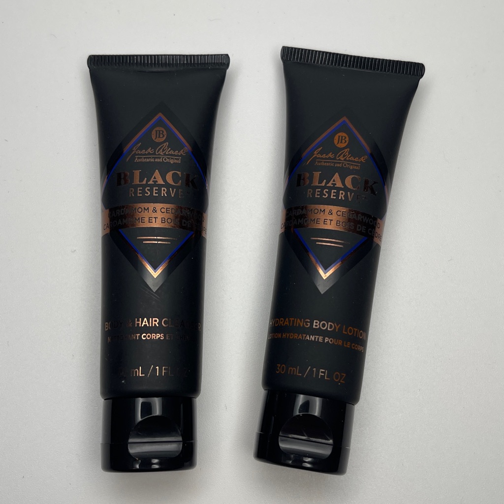 Jack Black Reserve Body  Hair Cleanser And Body Lotion Nwot
